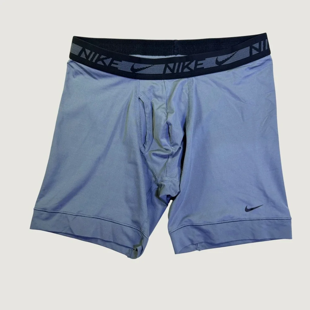 Nike Pro Dri-FIT Mens Gray Boxer Briefs Performance Underwear Size Small
